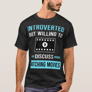 Introverterad visning av film t shirt