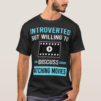 Introverterad visning av film t shirt
