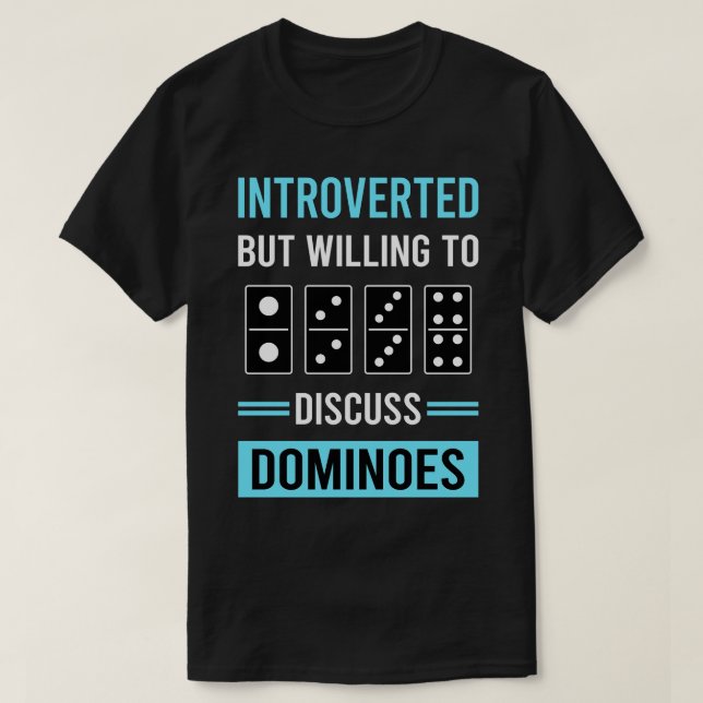 Introverterade domäner t shirt (Design framsida)