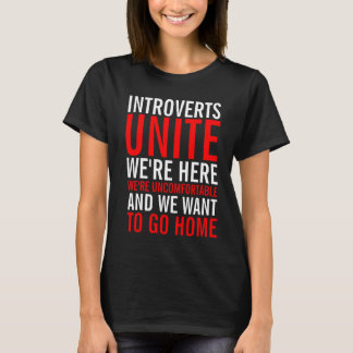 Introverterar förena Dam överst T-shirt