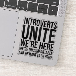 Introvertklistermärke Klistermärken