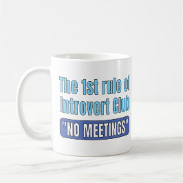 Introvertklubb T-shirt Kaffemugg