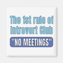 Introvertklubb T-shirt Magnet
