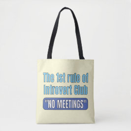 Introvertklubb T-shirt Tygkasse