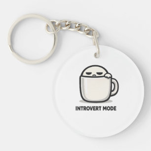 Introvertläge På - Sött Trött Karaktär Kaffedryck