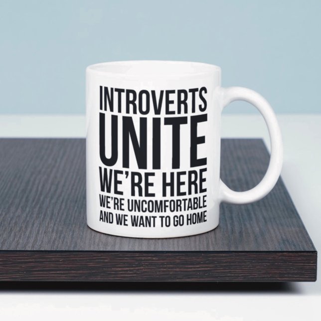 Introvertmugg Kaffemugg (Skapare uppladdad)