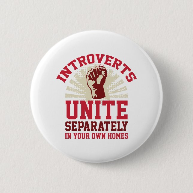 Introverts Unite Knapp (Framsida)