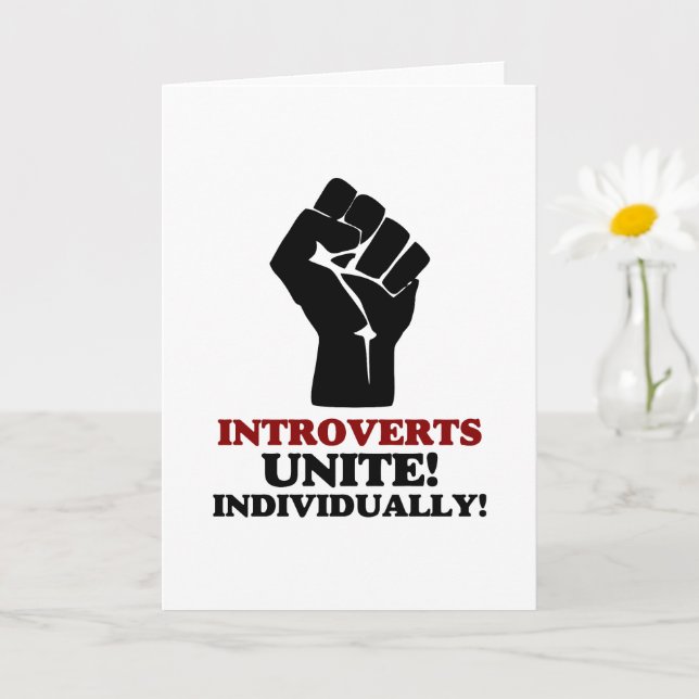 Introverts Unite Kort (Liten växt)