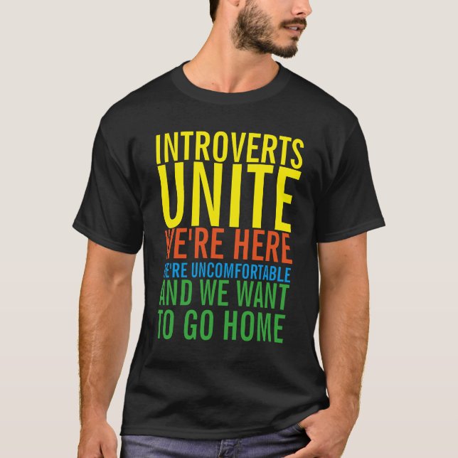 INTROVERTS UNITE T-Shirt (Framsida)