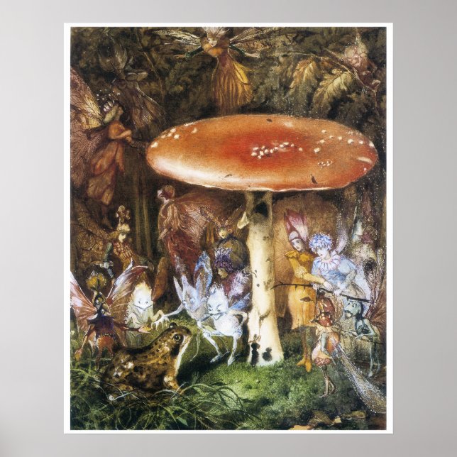 Intruders Print av John Aster Fitzgerald Poster (Framsidan)