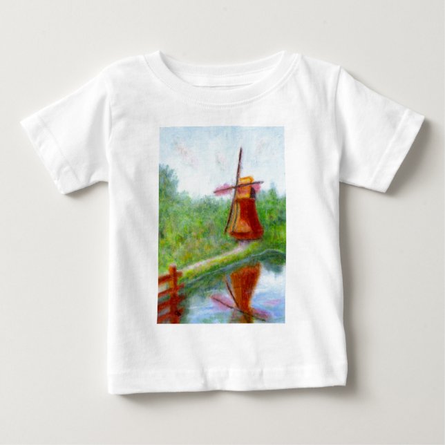 Intryckkvarn, baby skjorta t-shirt (Framsida)
