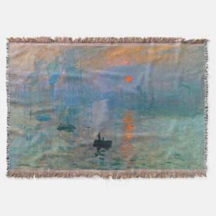 Intrycksoluppgång vid Claude Monet Filt
