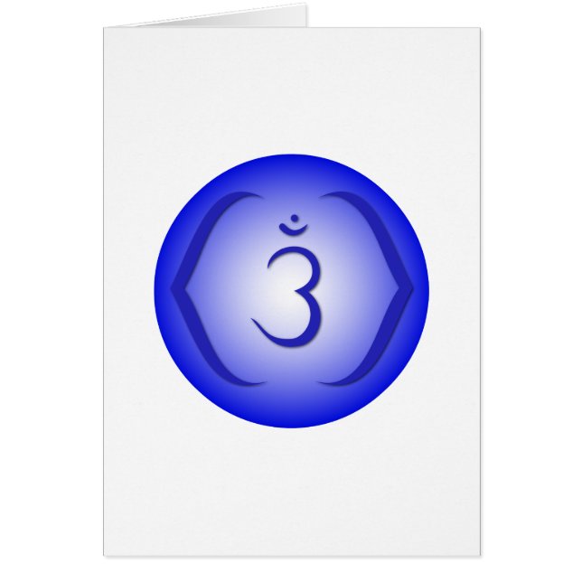 Intuition Chakra - Ajna Hälsningskort (Framsidan)