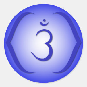 Intuition Chakra - Ajna Runt Klistermärke