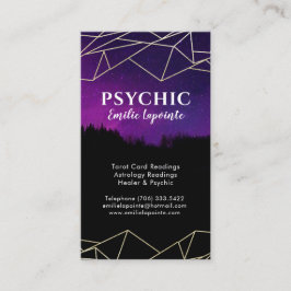 Intuitiv värmeapparat och Psykiska Tarot Card-läsn Visitkort