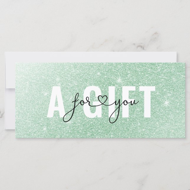 INTYG OM FÖRETAGSENHET GRÖNT GLITTER (Framsida)