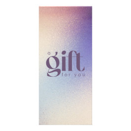 Intyg om gåva av Trendiget Guld Ro Elegant Glitter Reklamkort