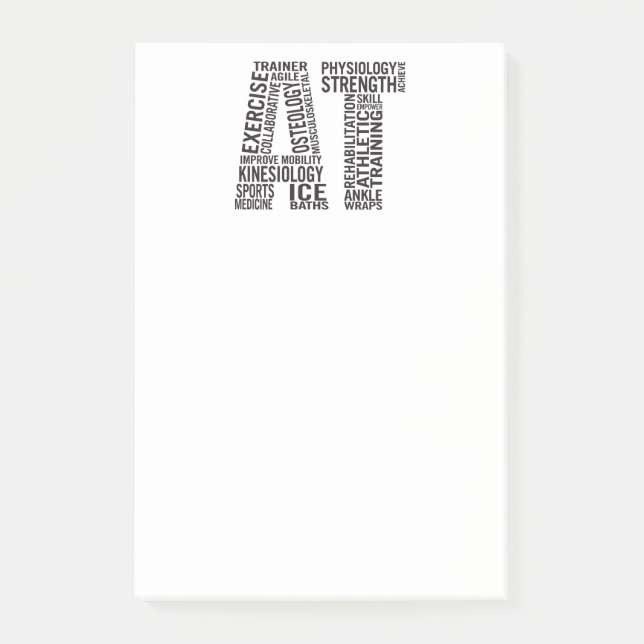 Intygad idrotts- instruktör PÅ Post-it Block (Framsida)