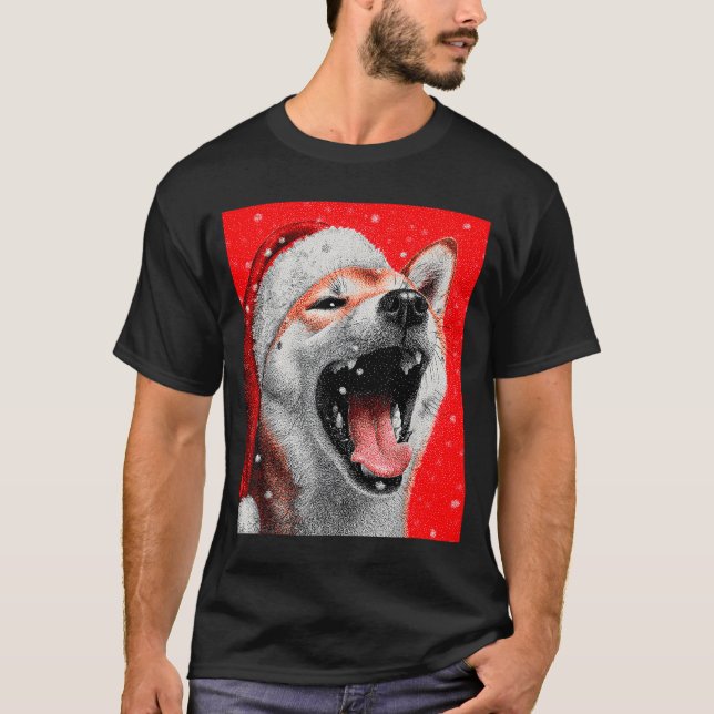 Inu Shiba Outfit T Shirt (Framsida)
