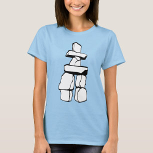 Inuit Inukshuk Shirt för kvinnor Tee Shirt