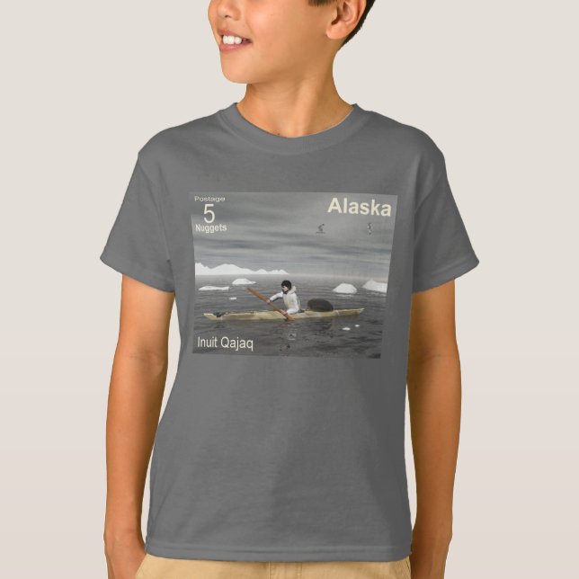 Inuit Kayak Tee Shirt (Framsida)