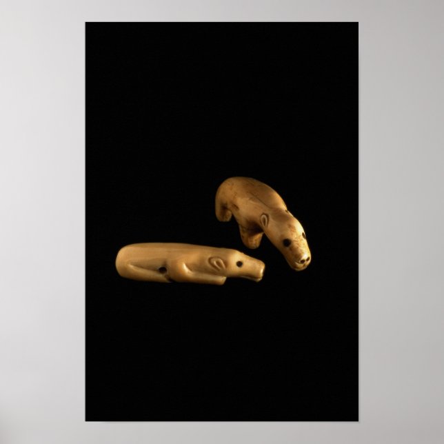 Inuit polar björn, 14:e till 1500-talet poster (Framsidan)