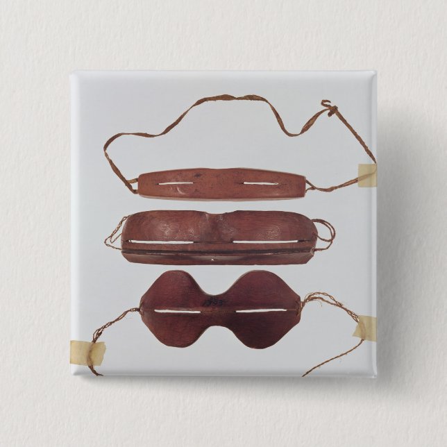 Inuitsol-/snö'exponeringsglas Knapp (Framsida)