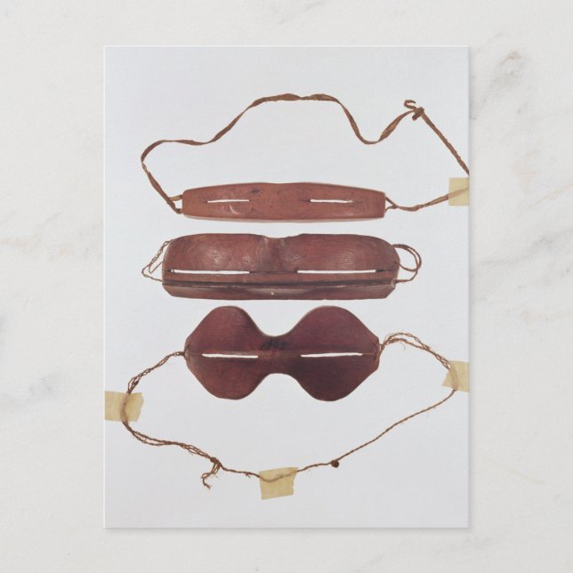 Inuitsol-/snö'exponeringsglas Vykort (Framsida)