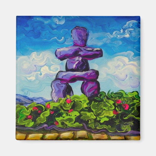 Inukshuk Magnet (Framsidan)