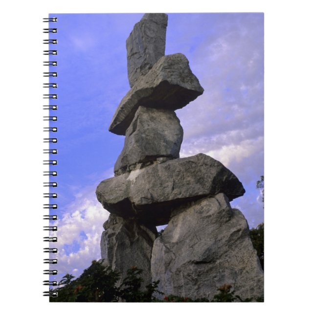 Inukshuk, nordvästra territorierna, Kanada Anteckningsbok (Framsidan)