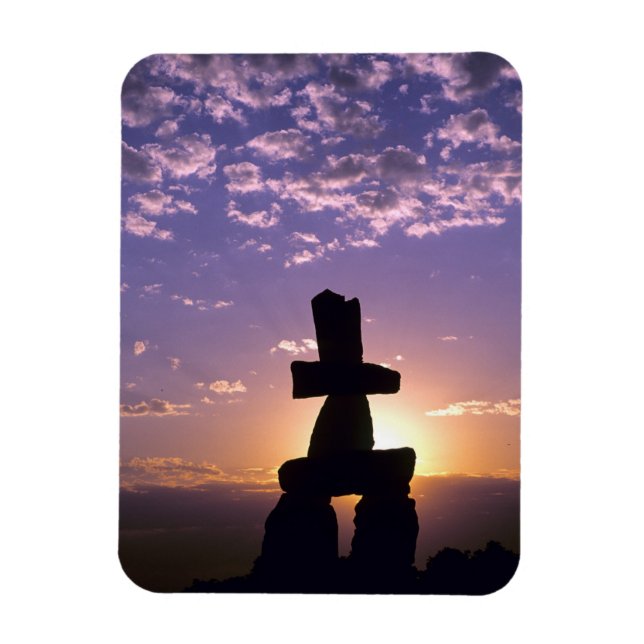 Inukshuk Northwest Territories, Kanada Magnet (Vertikal)