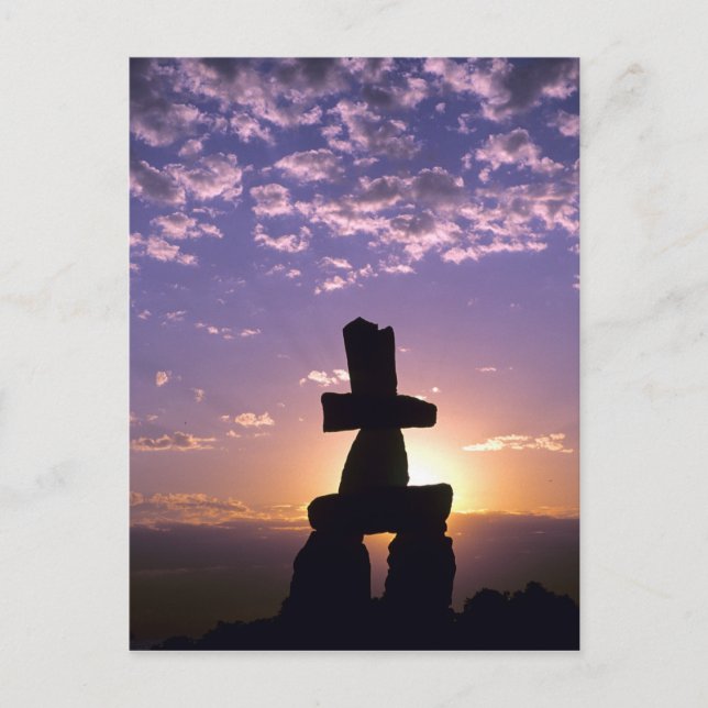 Inukshuk Northwest Territories, Kanada Vykort (Framsida)