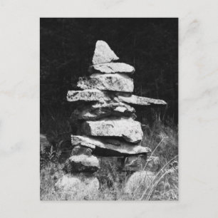 Inukshuk Stands Strong Vykort