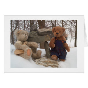 Inuksuk Teddies Hälsningskort