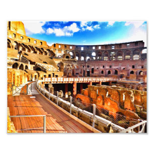 Inuti Colosseum Fototryck