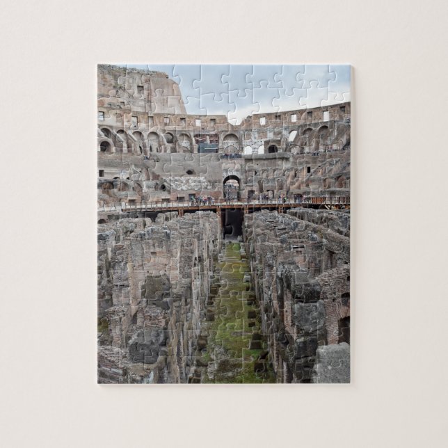 Inuti Colosseum - Rom - 8 x 10 - 110 pcs. Pussel (Vertikal)