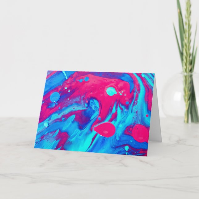 Inuti en lava-lampa kort (Framsida)