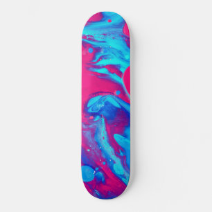 Inuti en lava-lampa mini skateboard bräda 18,5 cm