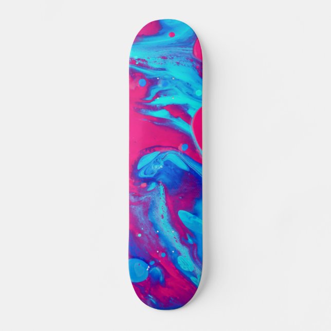 Inuti en lava-lampa mini skateboard bräda 18,5 cm (Framsida)