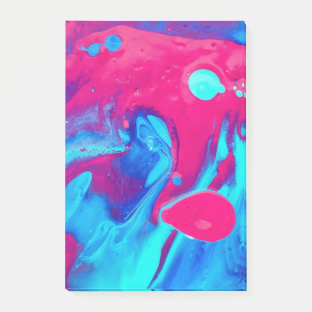 Inuti en lava-lampa post-it block (Framsida)