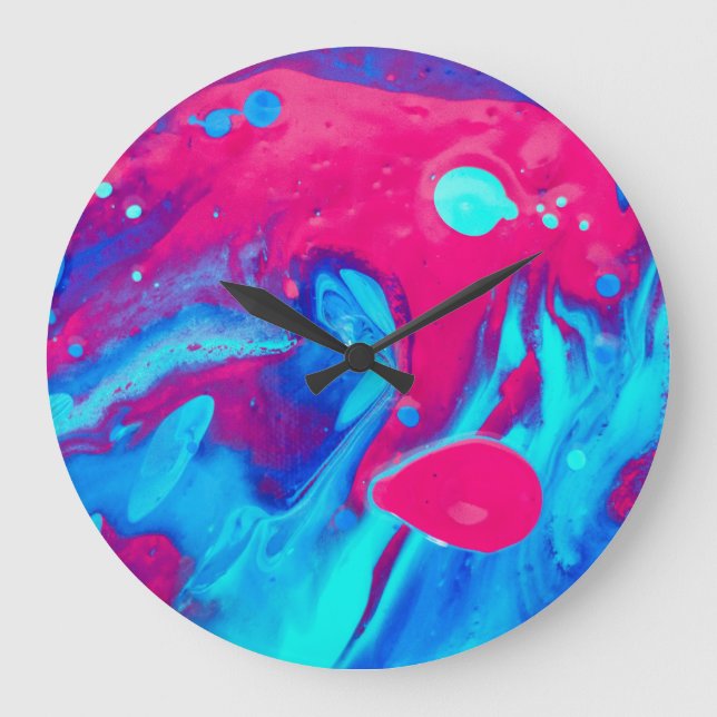 Inuti en lava-lampa stor klocka (Framsida)