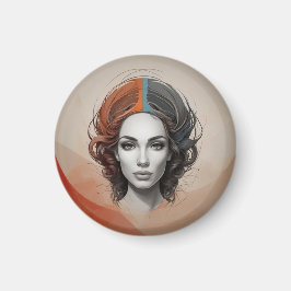 inuti en levande flicka magnet