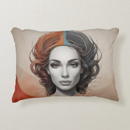 inuti en levande flicka prydnadskudde