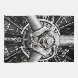 Inuti en propeller kökshandduk