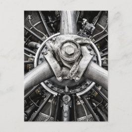 Inuti en propeller vykort