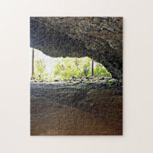 Inuti grottan skapat i en