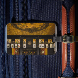 Inuti Konchi-In-templet, Kyoto Bagagebricka