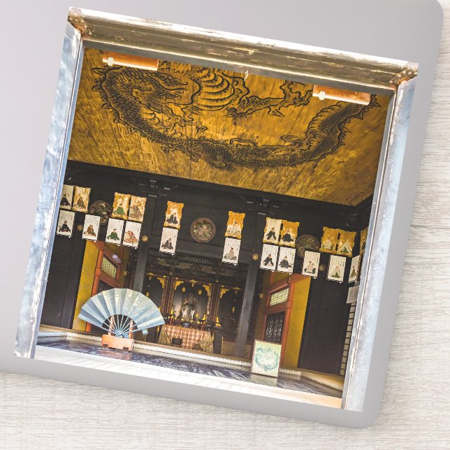 Inuti Konchi-In-templet, Kyoto Klistermärken (Detalj)