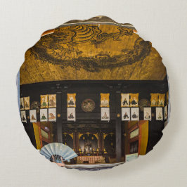 Inuti Konchi-In-templet, Kyoto Rund Kudde