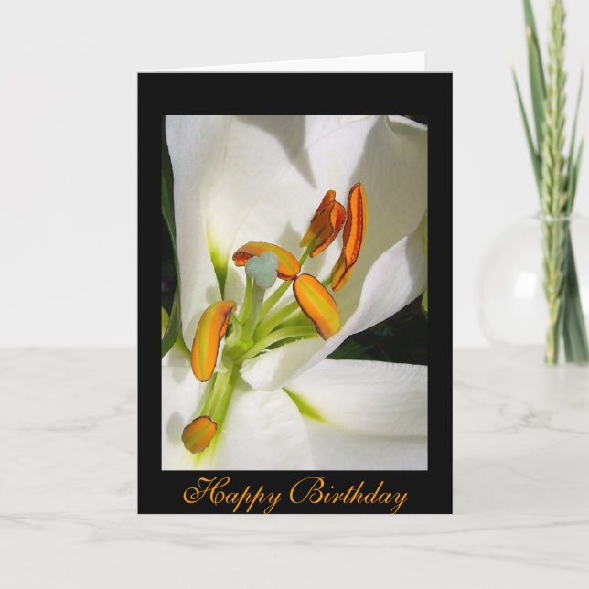 Inuti Lily Birthday Card Kort (Framsida)